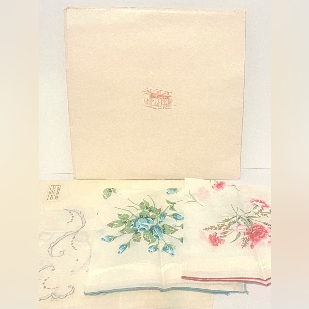 Irish Linen Handkerchief Vintage Doorflingers